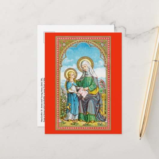 ネオゴシック様式のサンアンとヨンメアリー(SAU 29) ポストカード (正面/裏面インサイチュ)