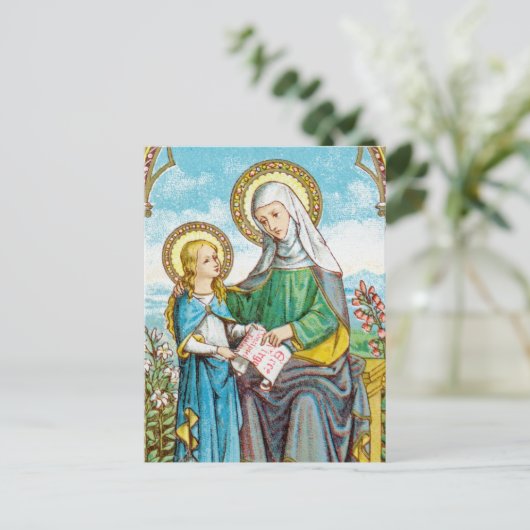 ネオゴシック様式のサンアンとヨンメアリー(SAU 29) ポストカード (スタンド正面)