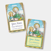 ネオゴシック様式サンアンとヨンメアリー(SAU 29)バッジ バッジ (表裏)