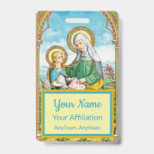 ネオゴシック様式サンアンとヨンメアリー(SAU 29)バッジ バッジ (裏面)