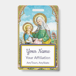 ネオゴシック様式サンアンとヨンメアリー(SAU 29)バッジ バッジ