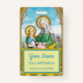 ネオゴシック様式サンアンとヨンメアリー(SAU 29)バッジ バッジ (裏面)