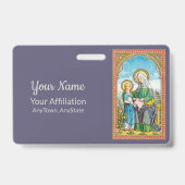 ネオゴシック様式サンアンとヨンメアリー(SAU 29)バッジ バッジ (裏面)