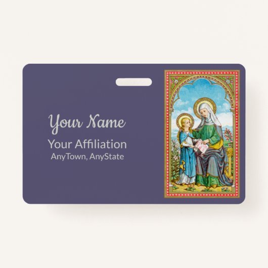 ネオゴシック様式サンアンとヨンメアリー(SAU 29)バッジ バッジ (裏面)