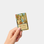 ネオゴシック ローマの聖セシリア（詳細；BNG 02） バッジ (手持ち)