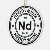 ネオジム元素セラミックオーナメント セラミックオーナメント (左)
