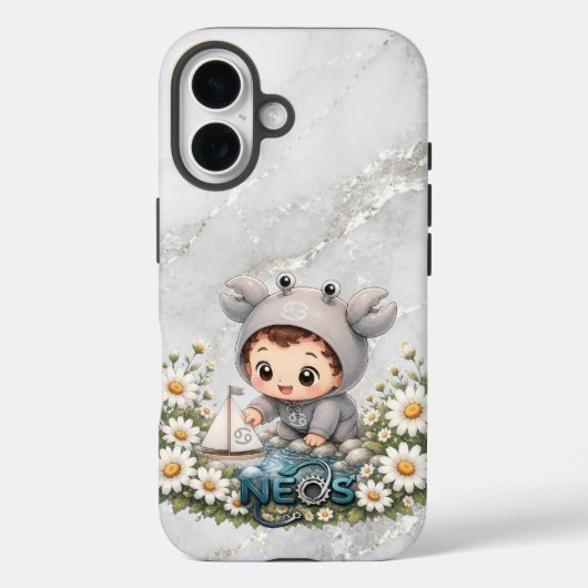 ネオス かわいい かに座 Case-Mate iPhoneケース (裏面)