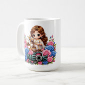 ネオス かわいい てんびん座 コーヒーマグカップ (正面左)