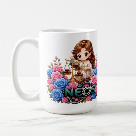 ネオス かわいい てんびん座 コーヒーマグカップ (左)