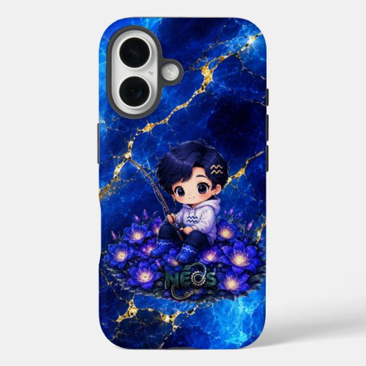 ネオス かわいい 水瓶座 Case-Mate iPhoneケース (裏面)