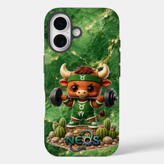 ネオス・ゾディアック かわいいおうし座 Case-Mate iPhoneケース (裏面)