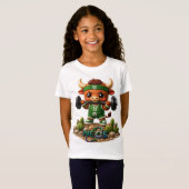 ネオス・ゾディアック かわいいおうし座 Tシャツ (正面フル)
