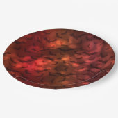 ネオファンキー不気味こうもりハッピーハローウィン紙プレート ペーパープレート (アングル)