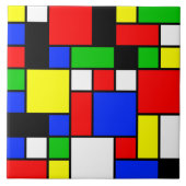 ネオプラティズムNo.2アートタイル タイル (正面)