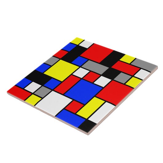 ネオプラティズムNo.3アートタイル タイル (側面)