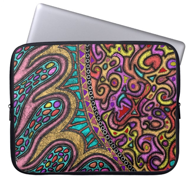 ネオプレンの袖"侵入の暖かさ" ラップトップスリーブ (正面)