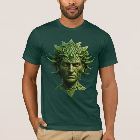 ネオペイガン・ジャック・イン・ザ・グリーン・ワイルドマン Tシャツ (正面)