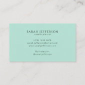 ネオミントゴーモダンルドフォエレガントイルプロフェッショナル 名刺 (裏面)