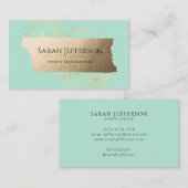 ネオミントゴーモダンルドフォエレガントイルプロフェッショナル 名刺 (正面/裏面)