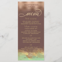 ネオミントシナモンバラ金ゴールド箔水彩