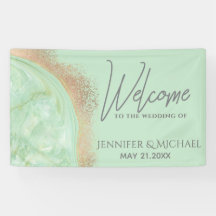 ネオミントバラ金ゴールド大理石瑪瑙の書道