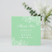 ネオミントホワモダンイトフローラサンキューカード サンキューカード (スタンド正面)