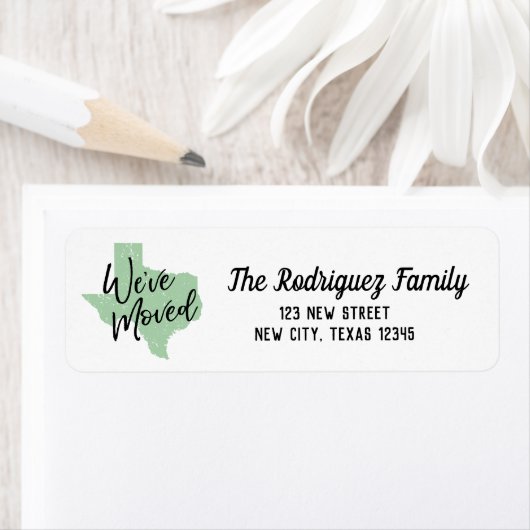ネオミント引っ越しましたテキサス州 ラベル (インサイチュ)