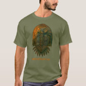 ネオメタカンサス 三葉虫 化石 Tシャツ (正面)