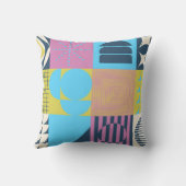 ネオモダニズムの絵柄抽象芸術g クッション (裏面)