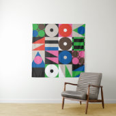 ネオモダニズムの絵柄抽象芸術g タペストリー (インサイチュ(横))