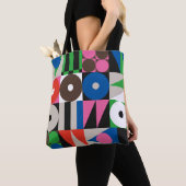 ネオモダニズムの絵柄抽象芸術g トートバッグ (クローズアップ)