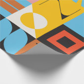 ネオモダニズムの絵柄抽象芸術g ラッピングペーパー (角)