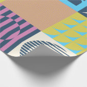 ネオモダニズムの絵柄抽象芸術g ラッピングペーパー (角)