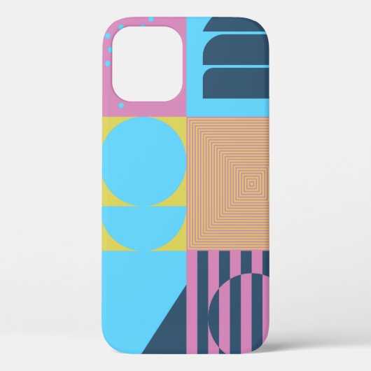 ネオモダニズムの絵柄抽象芸術g Case-Mate iPhoneケース (裏面)