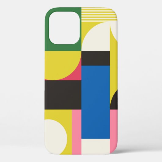 ネオモダニズムの絵柄抽象芸術g Case-Mate iPhoneケース (裏面)