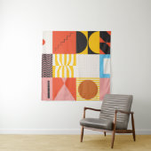 ネオモダニズムの絵柄 – 抽象芸術v タペストリー (インサイチュ)