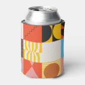 ネオモダニズム:抽象芸術幾何学芸術 缶クーラー (缶正面)
