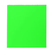 ネオモダングリ無地のン明るいカッコいい平野 ノートパッド (正面)