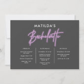 ネオモダンスタイリッシュバチェロレッテの日程 (正面)