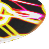 ネオユニーク白熱［赤熱］光を放つン模様買今 カッティングボード (角)