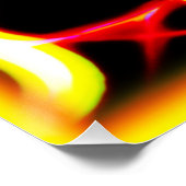 ネオユニーク白熱［赤熱］光を放つン模様買今 ポスター (コーナー)