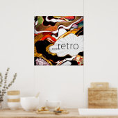 ネオレトロプリント ポスター (キッチン)