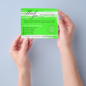 ネオンありがとう洗濯のヒントケア説明書 チラシ (手)