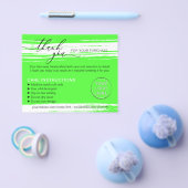 ネオンありがとう洗濯のヒントケア説明書 チラシ (シングル)