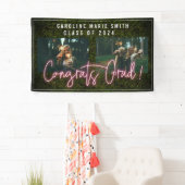 ネオンおめでとうズ大学院2写真卒業パーティー 横断幕 (インサイチュ)