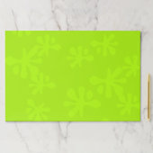 ネオンおもしろいグリーンスライムキッズパーティー紙ランチョンマット ペーパーパッド (インサイチュ)