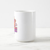 ネオンかわいいスター – 「曇り日でも輝く」 コーヒーマグカップ (中央)