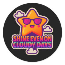 ネオンかわいいスター – 「曇り日でも輝く」