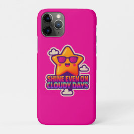 ネオンかわいいスター – 「曇り日でも輝く」 iPhone 11 PROケース