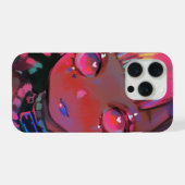 ネオンかわいいデーモンガール パステルゴス iPhoneケース (裏面横)